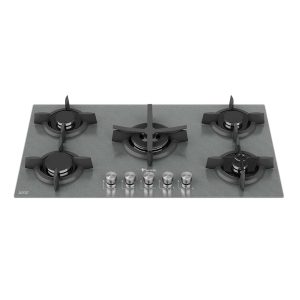 tajhizcabinet.com - اجاق گاز شیشه ای DG527grey طوسی - تصویر 3