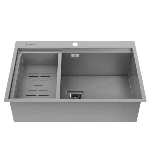 tajhizcabinet.com - سینک استیل مدل Corian-701 - تصویر 1