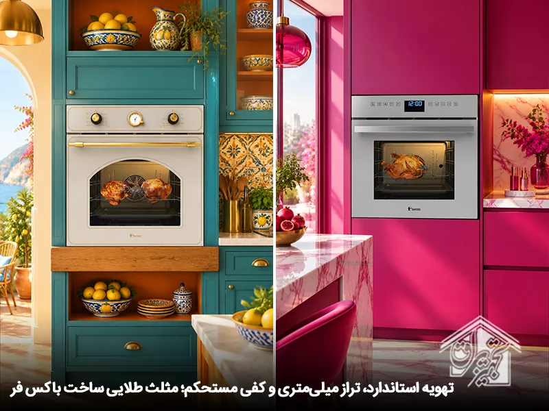 نکات کلیدی برای ساخت باکس کابینت فر توکار