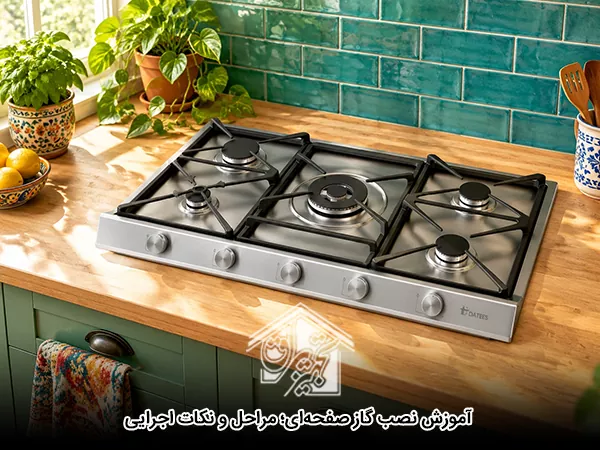 آموزش نصب گاز صفحه‌ای؛ مراحل و نکات اجرایی